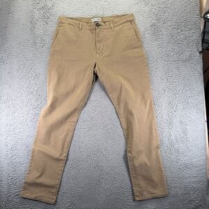 Billabong Pant Mens 36x33 Brown Cotton Chino Straight Preppy Business Career